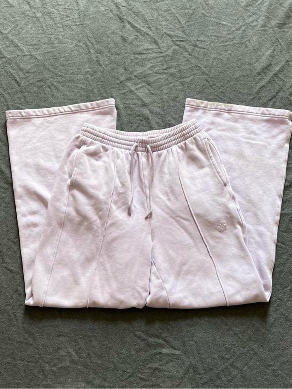 Victoria's Secret PINK purple wide leg flare sweatpants
